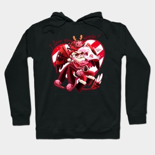 Angel Dust x Husk at Christmas Hoodie